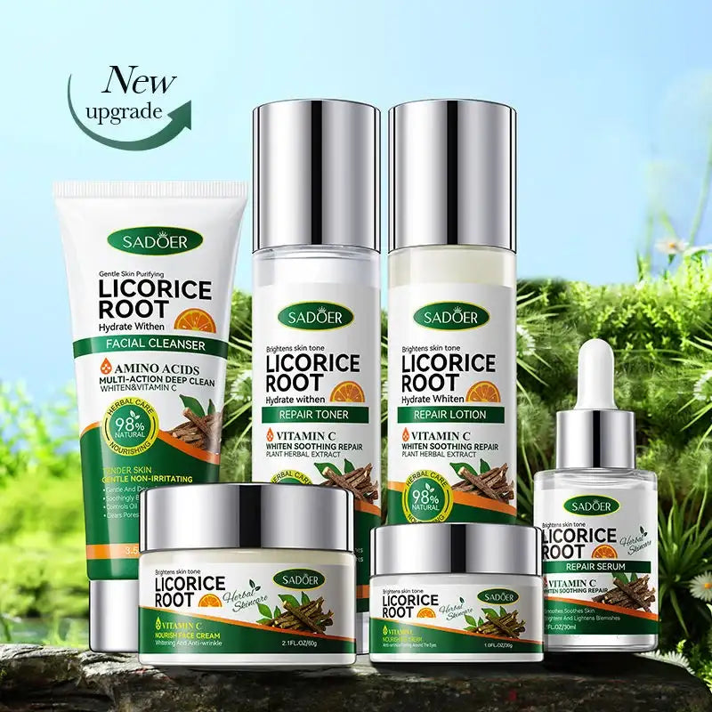Sadoer - Licorice Root Whitening Skin Care Set (Original) - Lees Store